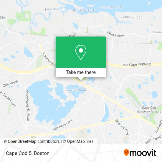 Cape Cod 5 map