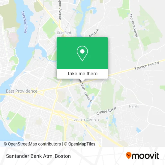 Santander Bank Atm map