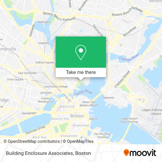Building Enclosure Associates map