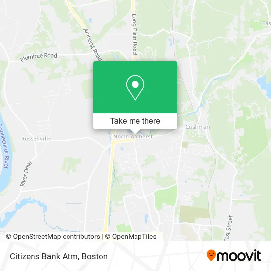 Citizens Bank Atm map