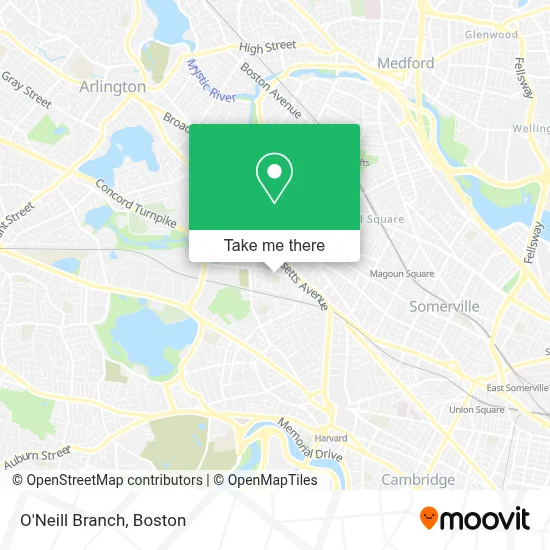 O'Neill Branch map