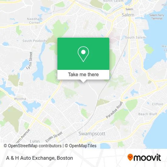 A & H Auto Exchange map