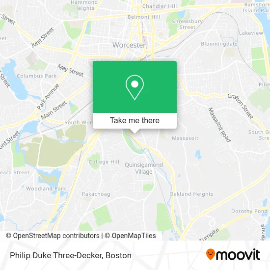 Philip Duke Three-Decker map
