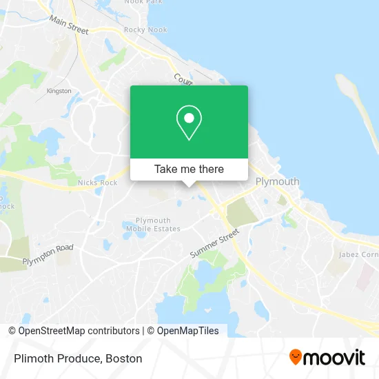 Plimoth Produce map