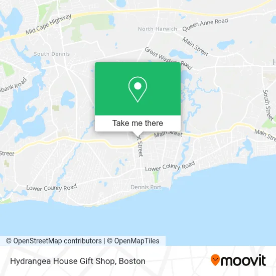 Hydrangea House Gift Shop map
