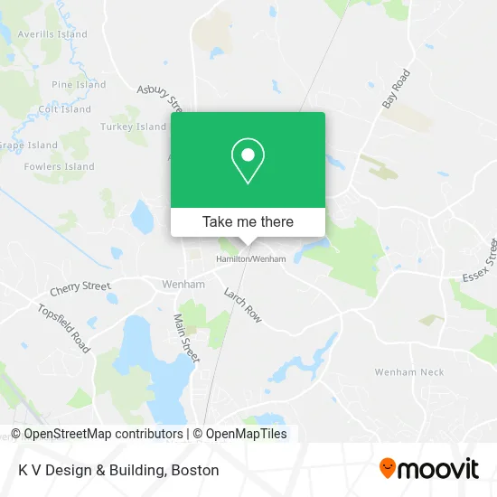 K V Design & Building map