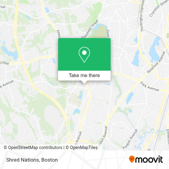 Shred Nations map