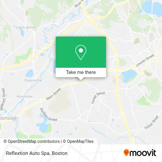 Reflextion Auto Spa map