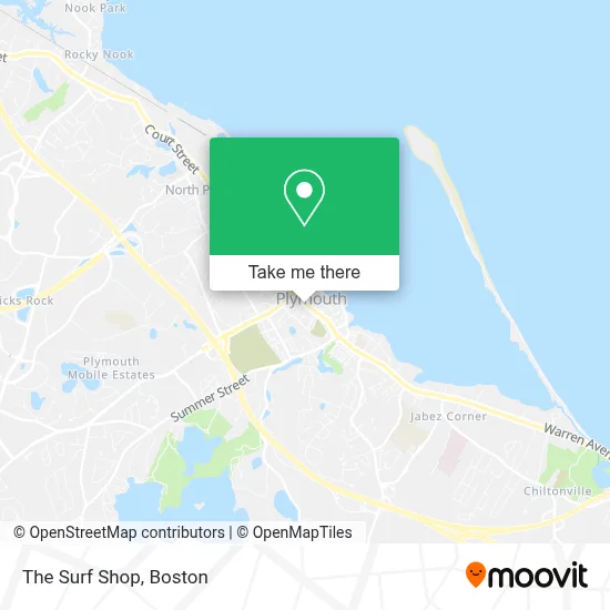 The Surf Shop map