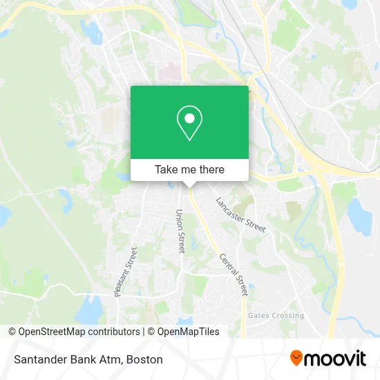 Santander Bank Atm map