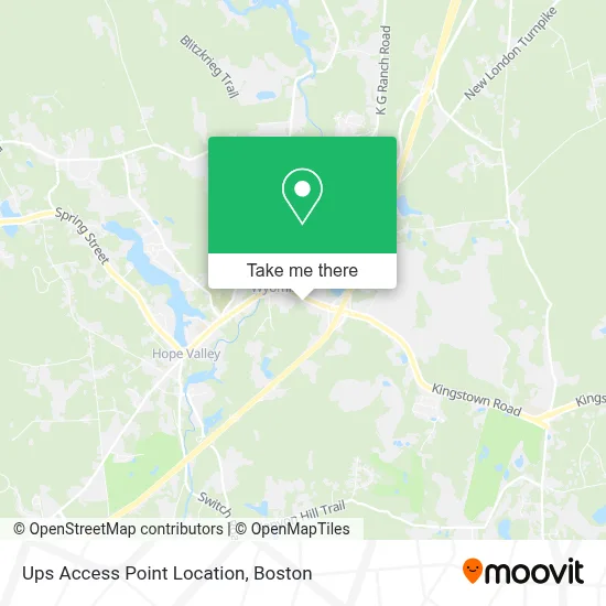 Ups Access Point Location map