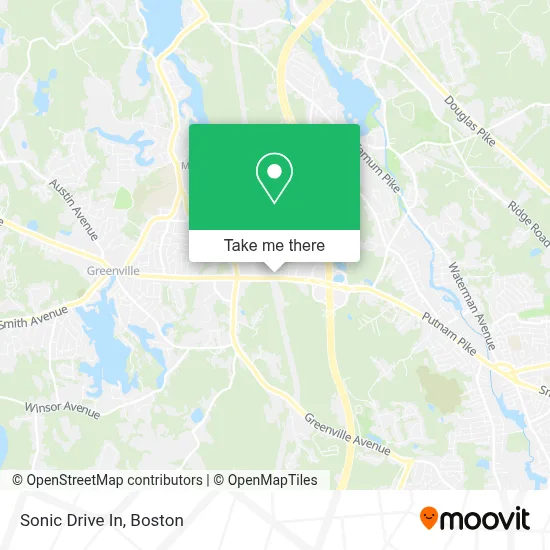 Sonic Drive In map