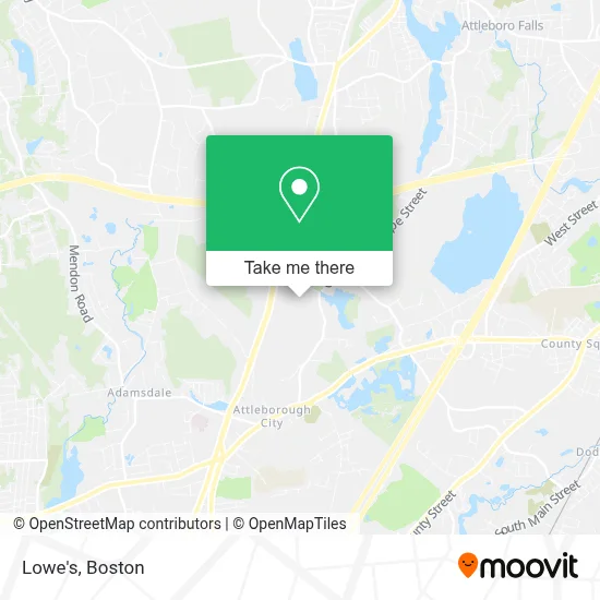 Lowe's map
