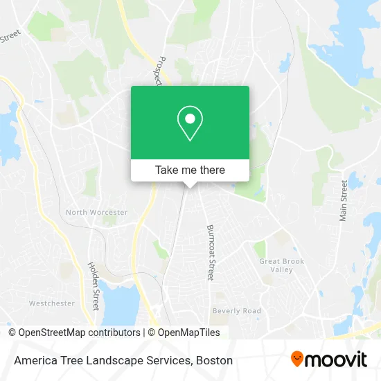 America Tree Landscape Services map