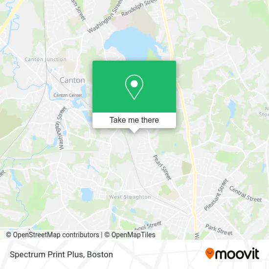 Spectrum Print Plus map
