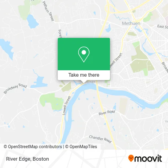 River Edge map