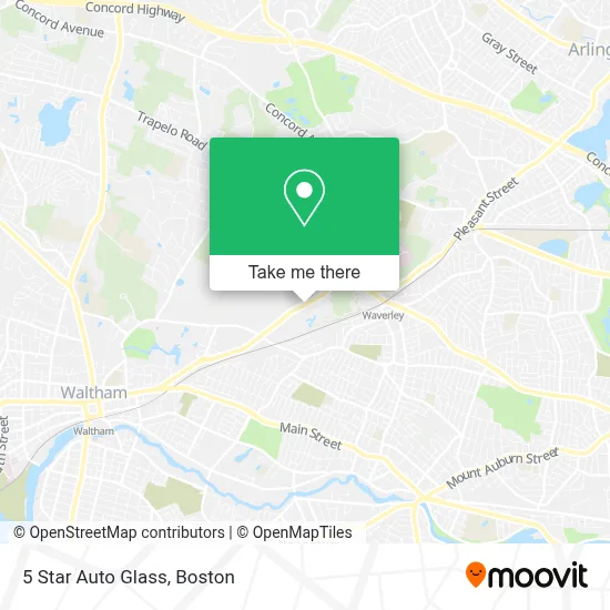 5 Star Auto Glass map