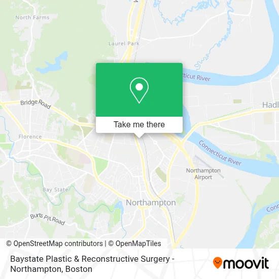 Baystate Plastic & Reconstructive Surgery - Northampton map