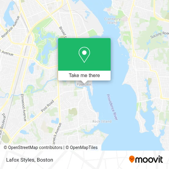 Lafox Styles map