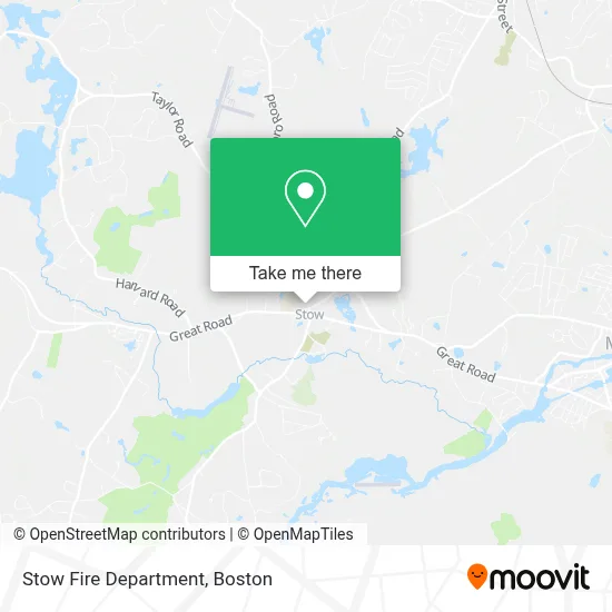 Stow Fire Department map