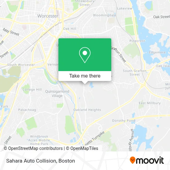 Sahara Auto Collision map