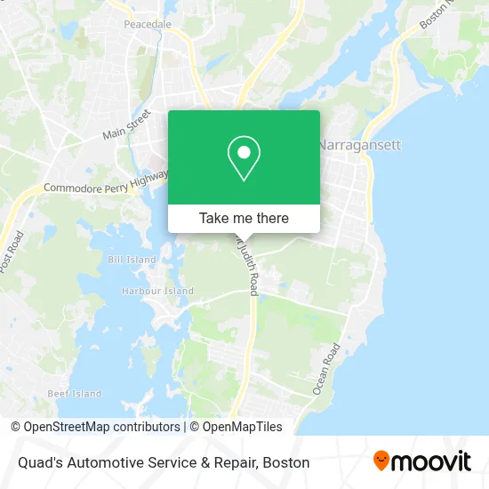 Quad's Automotive Service & Repair map