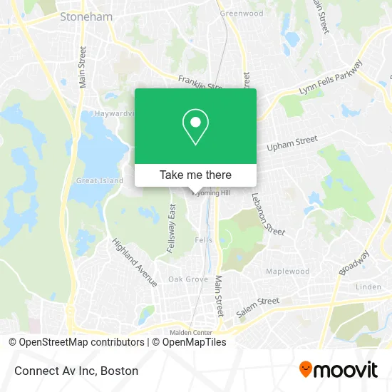 Connect Av Inc map
