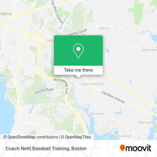 Coach Netti Baseball Training map