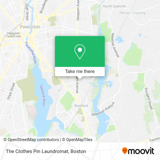 The Clothes Pin Laundromat map