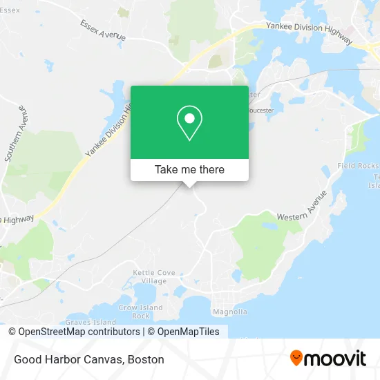 Good Harbor Canvas map