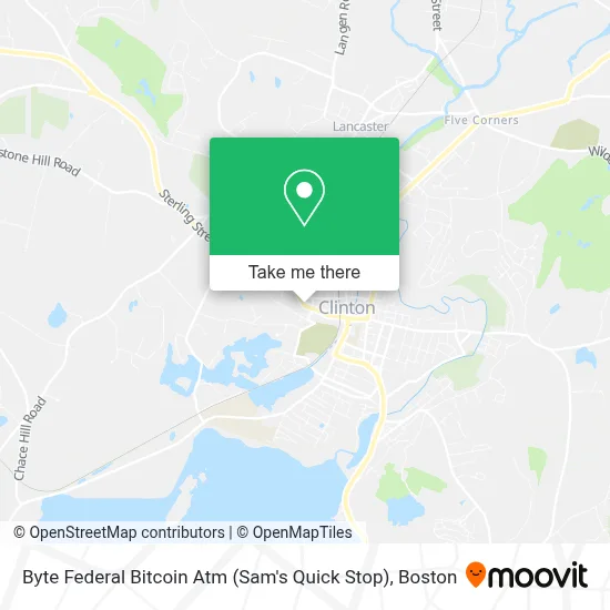 Byte Federal Bitcoin Atm (Sam's Quick Stop) map
