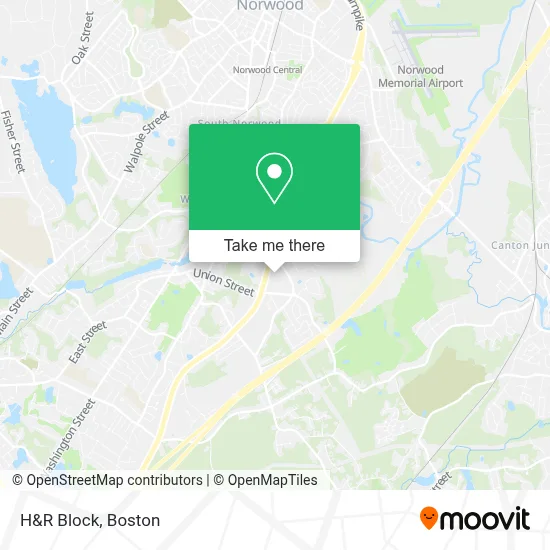 H&R Block map