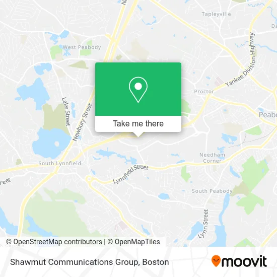Shawmut Communications Group map
