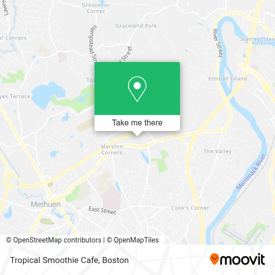 Tropical Smoothie Cafe map