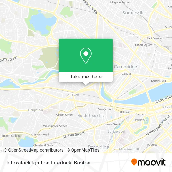 Intoxalock Ignition Interlock map
