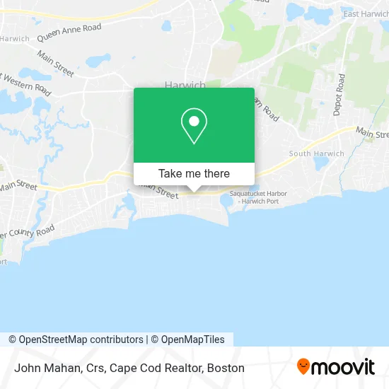 John Mahan, Crs, Cape Cod Realtor map