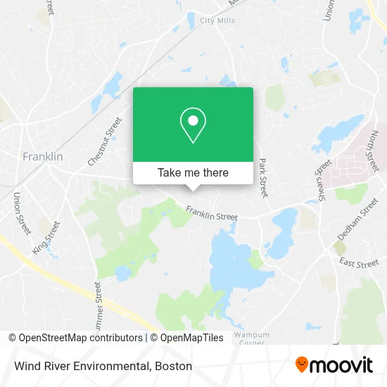Wind River Environmental map