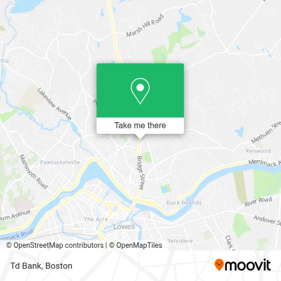 Td Bank map