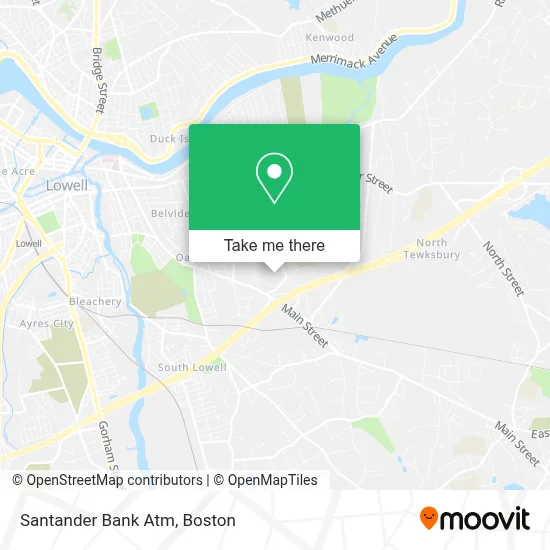Santander Bank Atm map