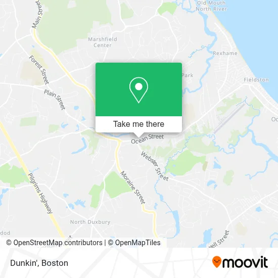 Dunkin' map
