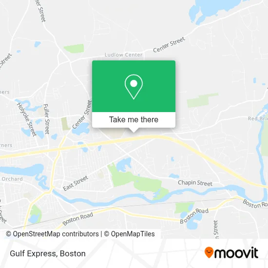 Gulf Express map