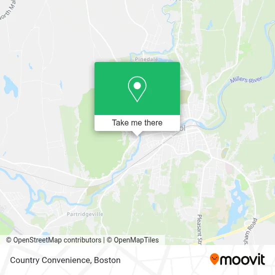 Country Convenience map