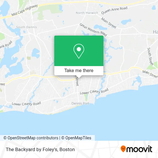 The Backyard by Foley's map