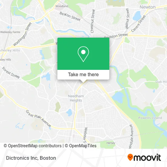 Dictronics Inc map