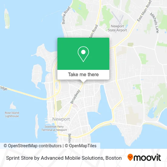 Sprint Store by Advanced Mobile Solutions map