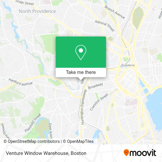 Venture Window Warehouse map