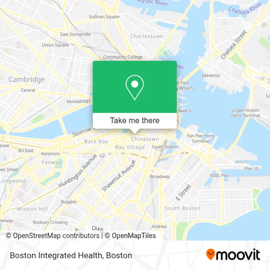 Boston Integrated Health map