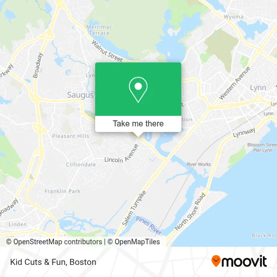 Kid Cuts & Fun map