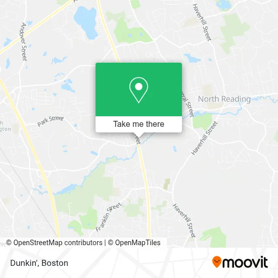 Dunkin' map
