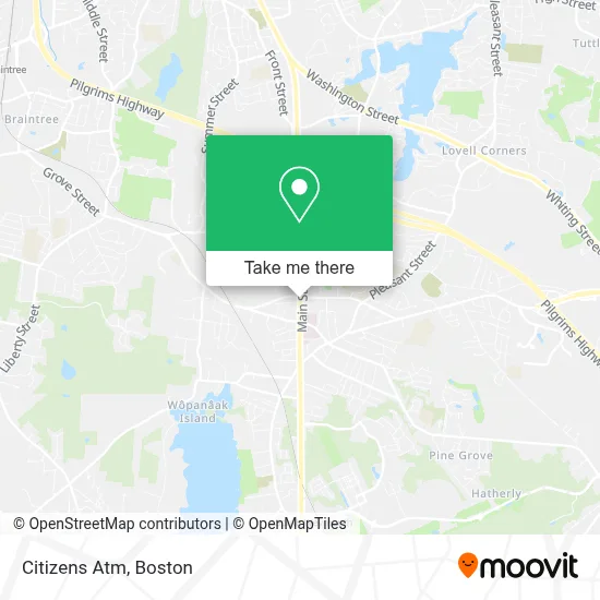 Citizens Atm map